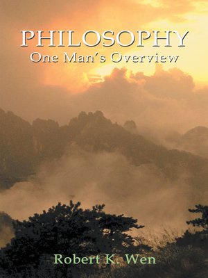 cover image of Philosophy — One Man's Overview